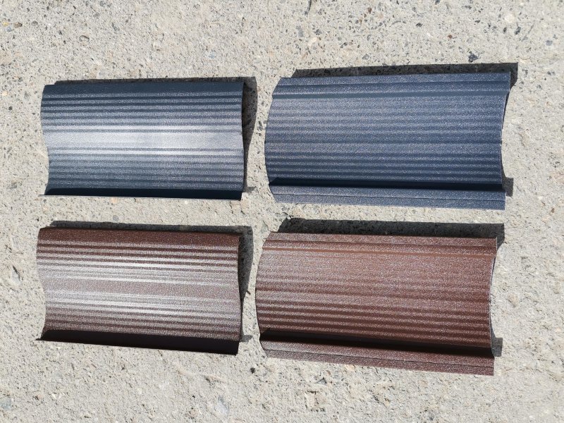 Металлопрофиль двусторонний под Стальной Бархат в Алматы