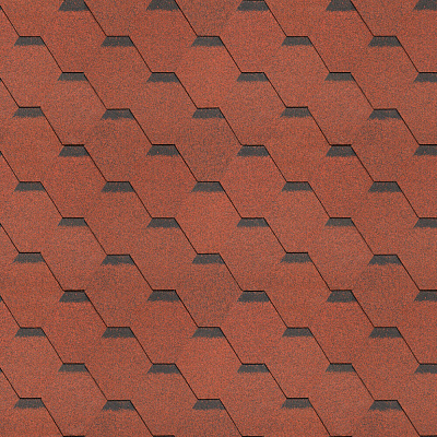 Гибкая черепица Shinglas Классик Кадриль Турмалин