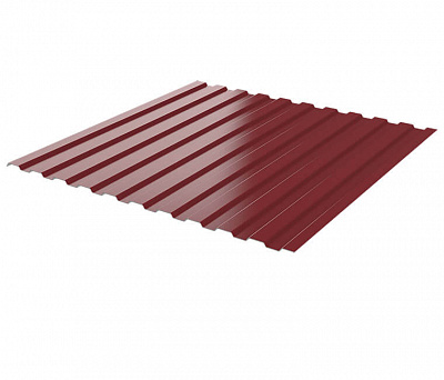 Профнастил (профлист) С-8 RAL3005 Красное вино Стальной Бархат 0.50мм ГОСТ ширина 1.19(1,15)м