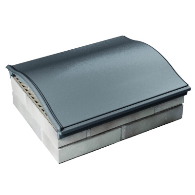 Парапет Zking Monblan Серый 385х510х100мм посадка на 1.5 кирпича (355,385мм) фото 4