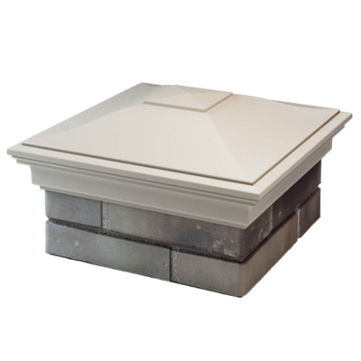 Колпак на столб забора MONBLAN Бежевый 1,5х1,5 кирпича 3