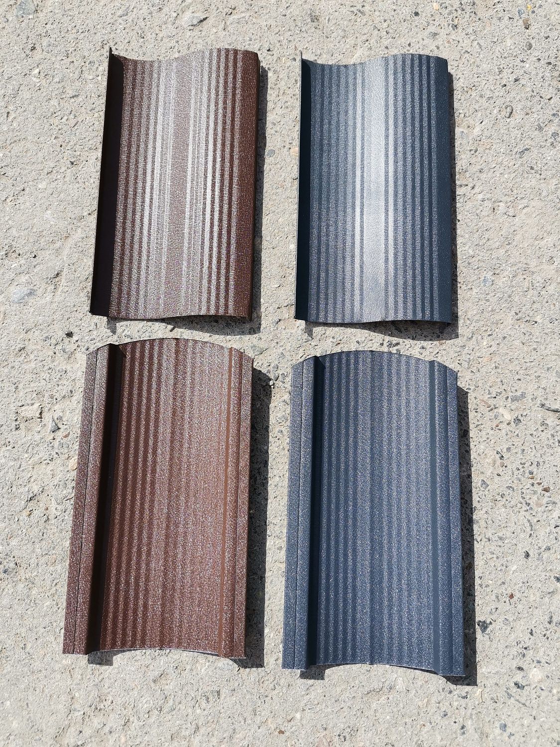 Металлопрофиль двусторонний под Стальной Бархат в Алматы