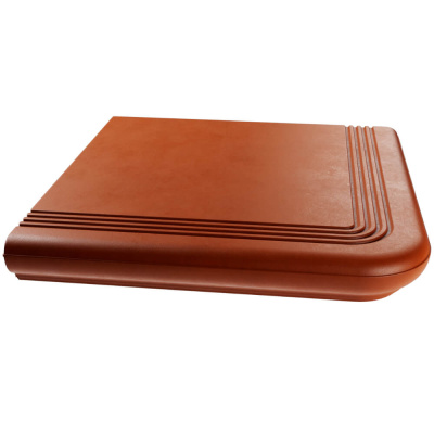 Ступень угловая Verona 340х340х20мм Терракотовый фото 1