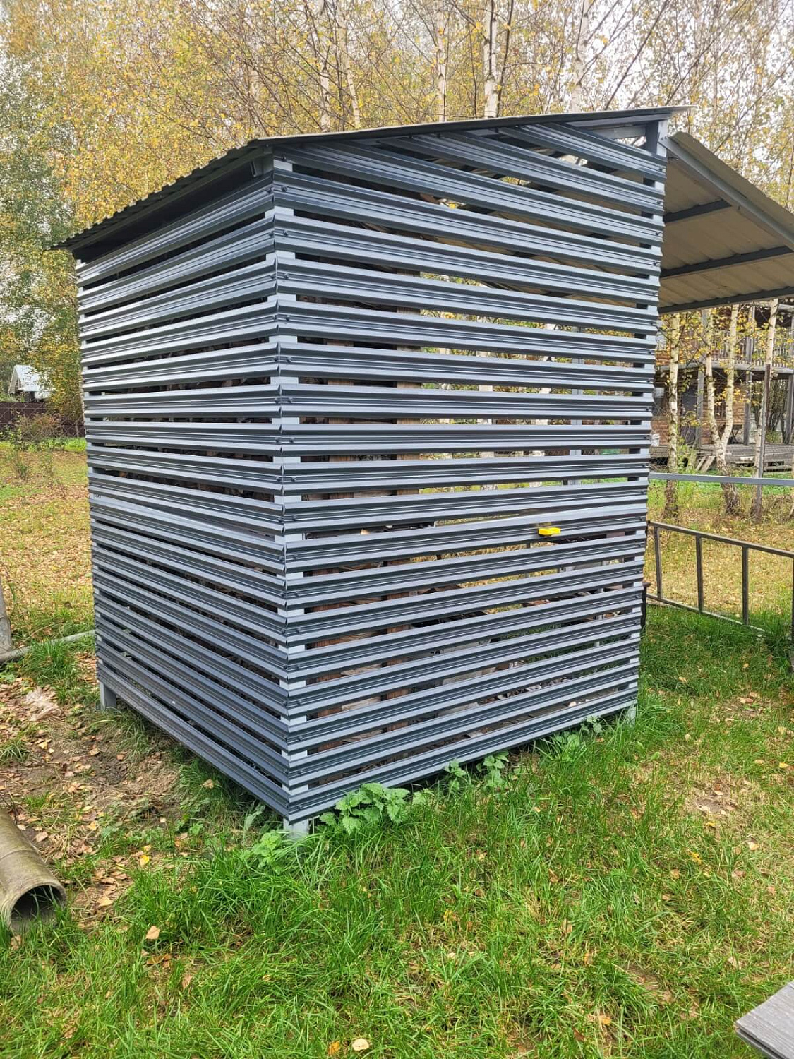 Евроштакетник ЭКО-М RAL7024 Серый Графит Полиэстер